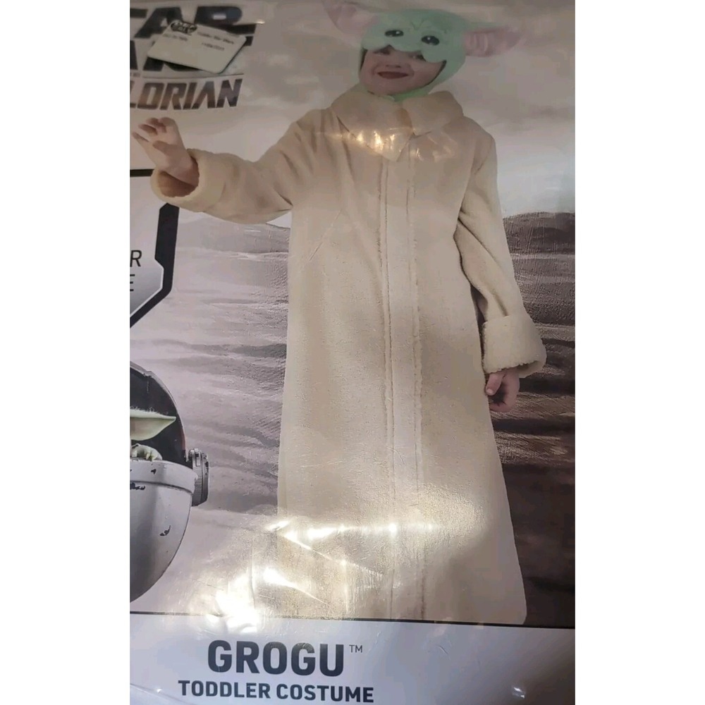 Jazwares Star Wars The Mandalorian GROGU Toddler Costume Size 3T-4T New